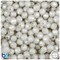 BeadTin Bridal Pearl 8mm Faceted Round Plastic Craft Beads (450pcs)